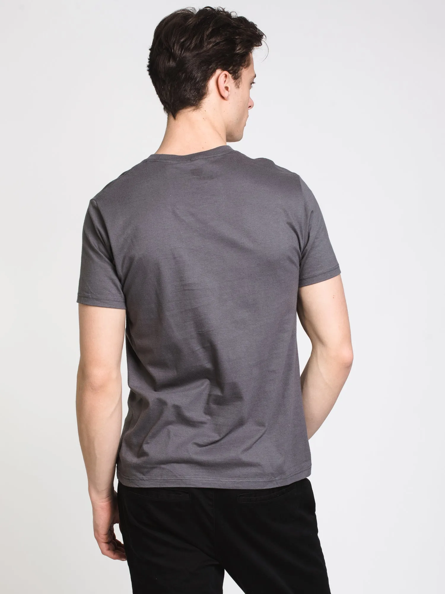 MENS ALCHEMIST SHORT SLEEVE T-SHIRT- CHARCOAL - CLEARANCE