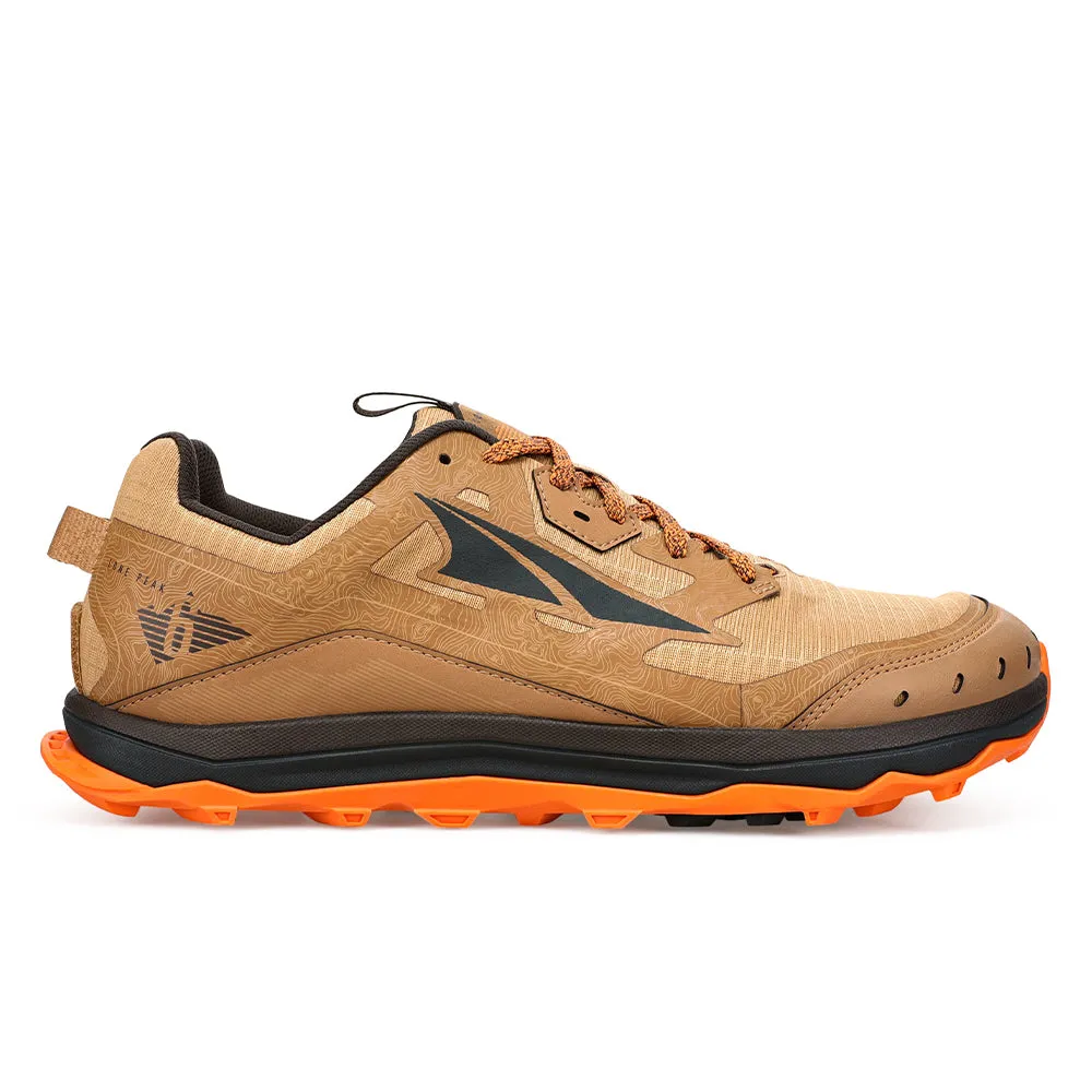 Men's Altra Lone Peak 6, Brown, 9 D Medium