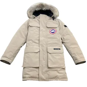 Men's Citadel Parka Down Jacket Beige Size S