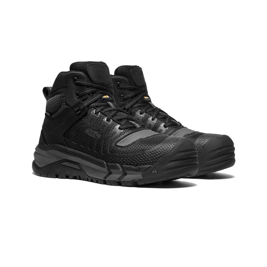 Men's CSA Kansas City Waterproof Boot (Carbon-Fiber Toe)  |  Black/Gun Metal