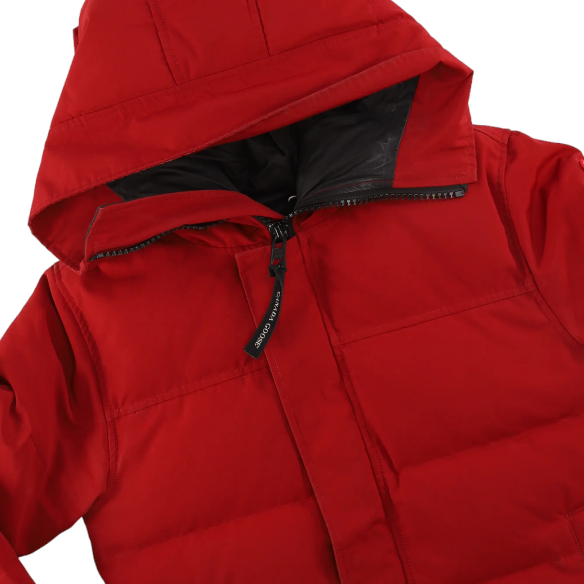 Men's Fusion Macmillan Parka Down Jacket Red Size XS