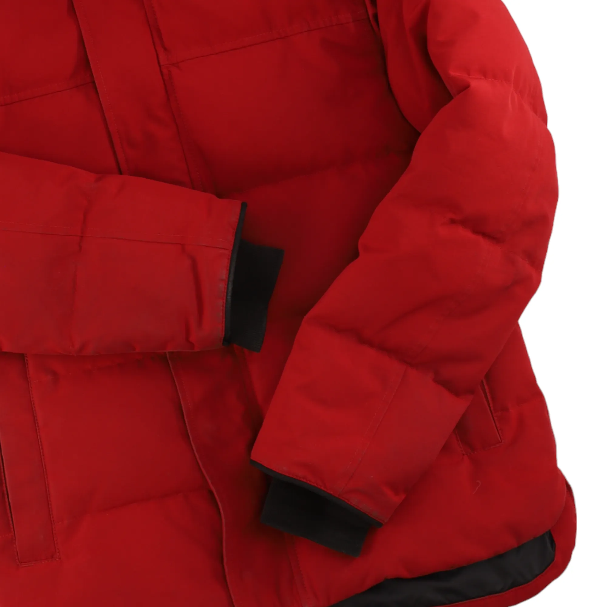 Men's Fusion Macmillan Parka Down Jacket Red Size XS