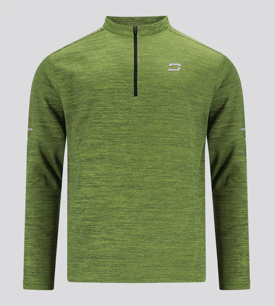 MENS ULTRA FIT MIDLAYER - LIME FLEK