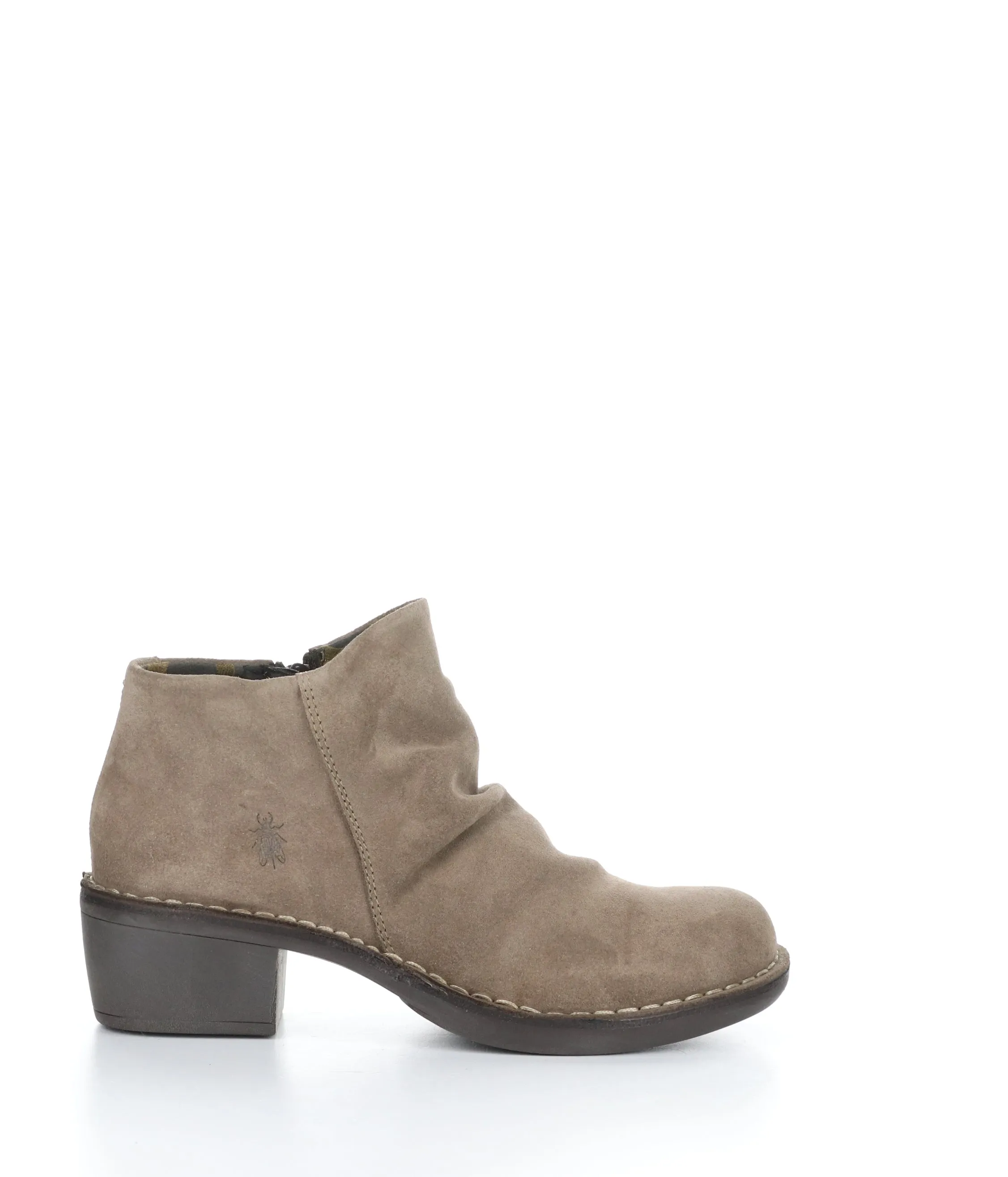 MERK093FLY 004 TAUPE Round Toe Boots