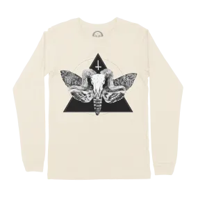 Midnight Skateboarding - The Horned God Long Sleeve Tee - Bone