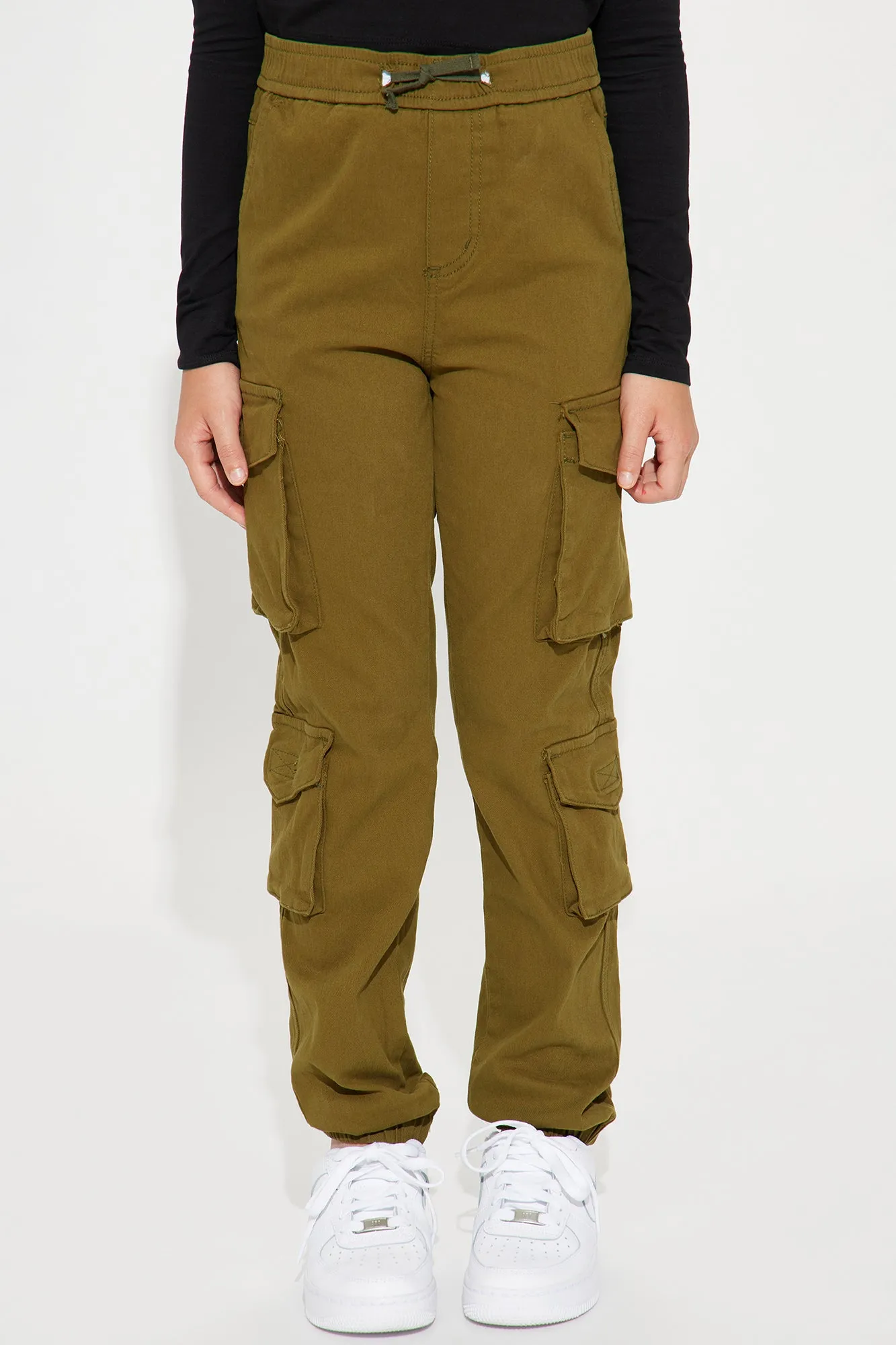 Mini Big Hunt Twill Cargo Pants - Olive