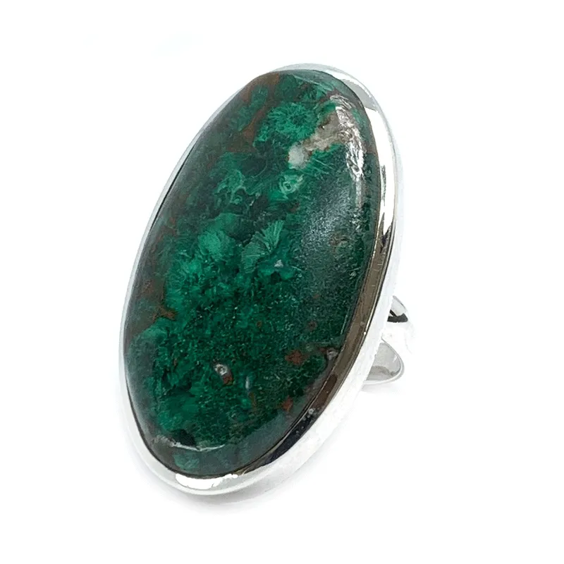 Montie Chrysocolla Statement Ring - L