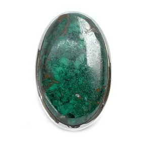 Montie Chrysocolla Statement Ring - L