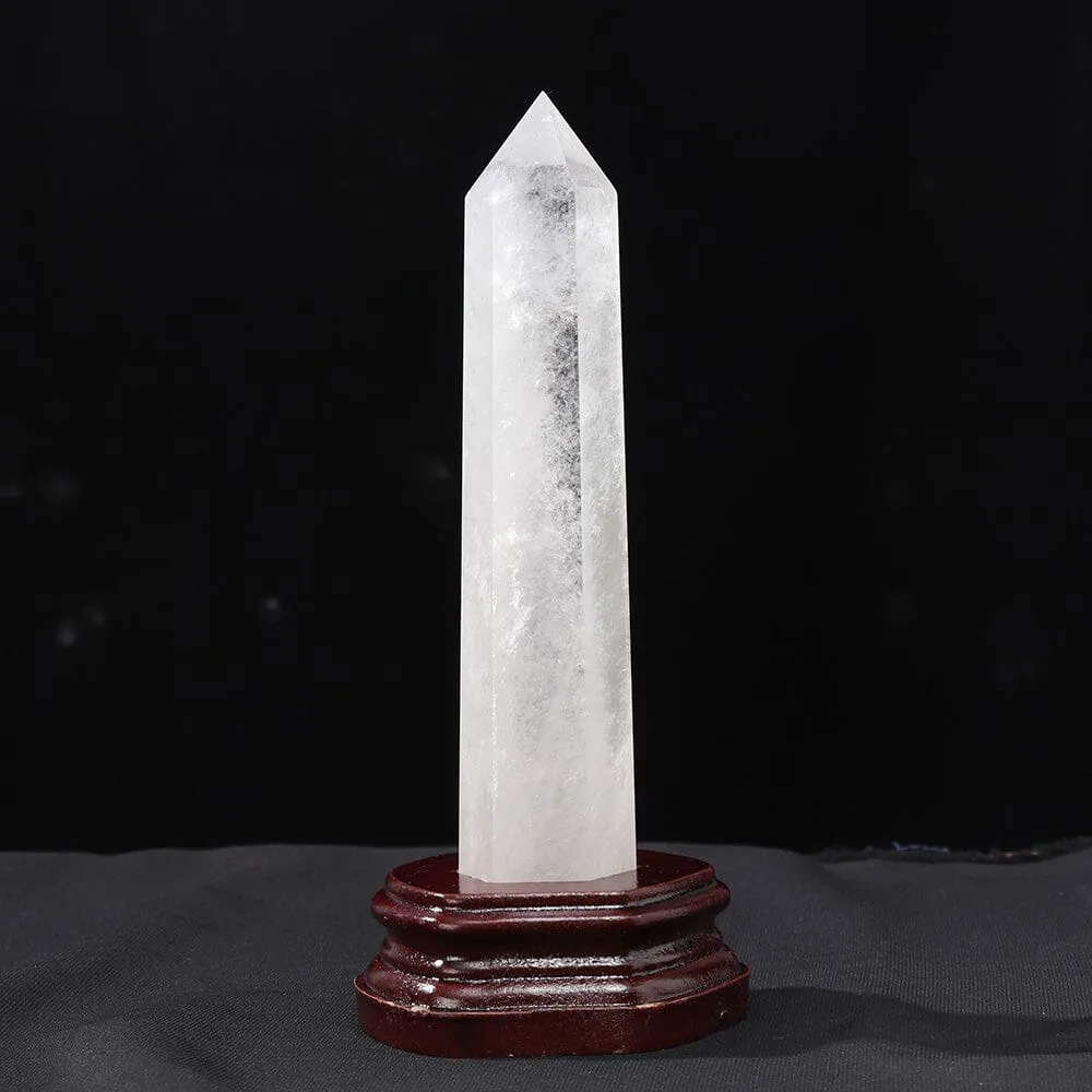 Natural Clear Quartz Tower