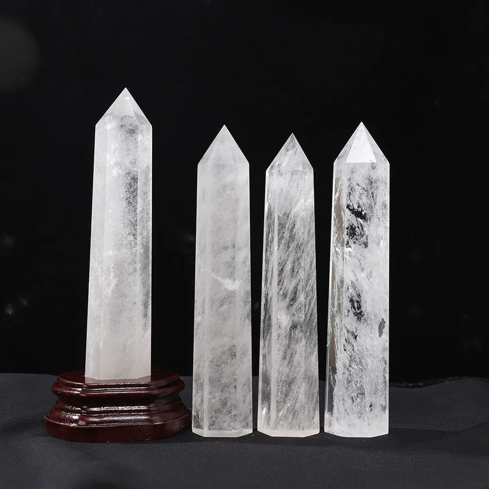 Natural Clear Quartz Tower