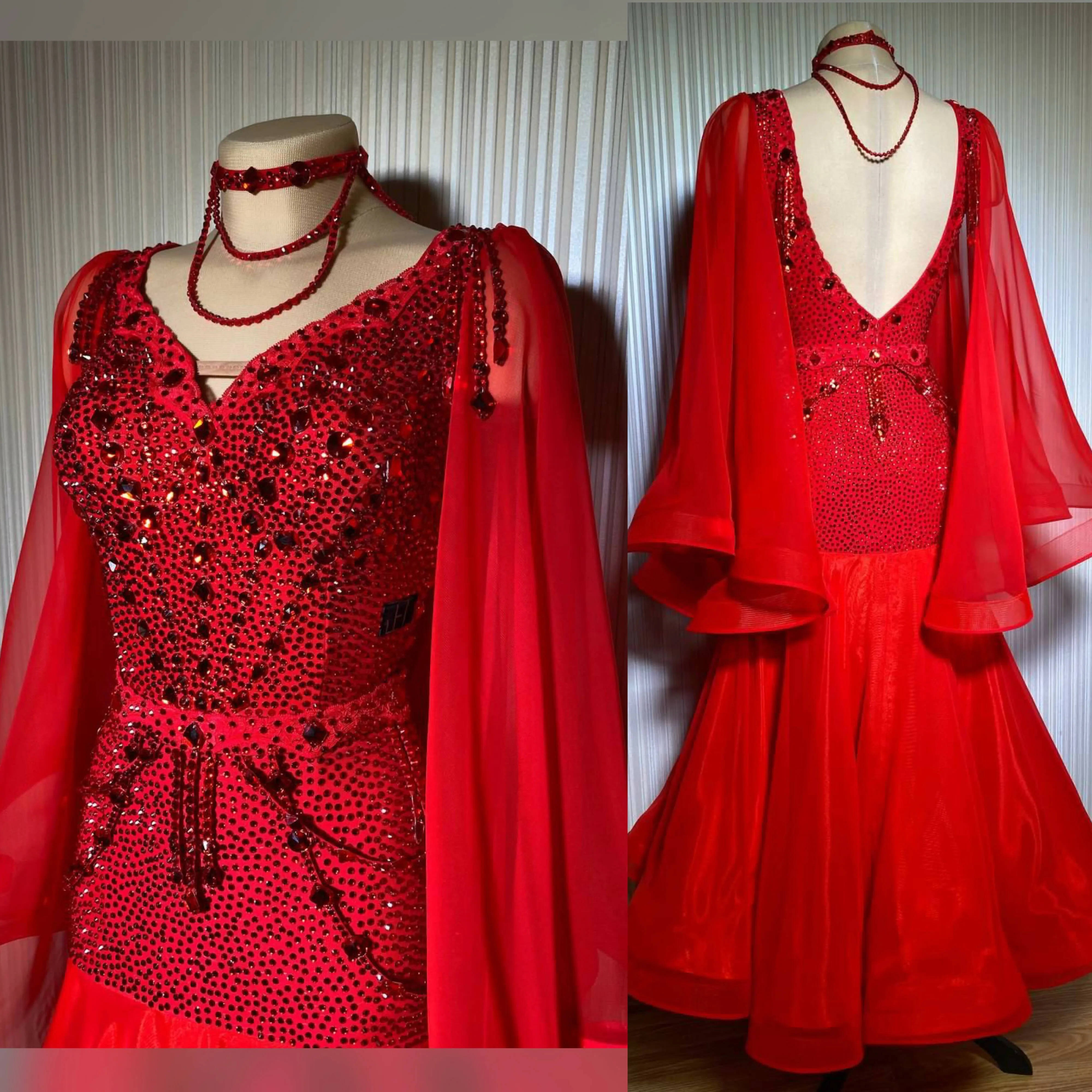 Never Worn Red Standard Dress