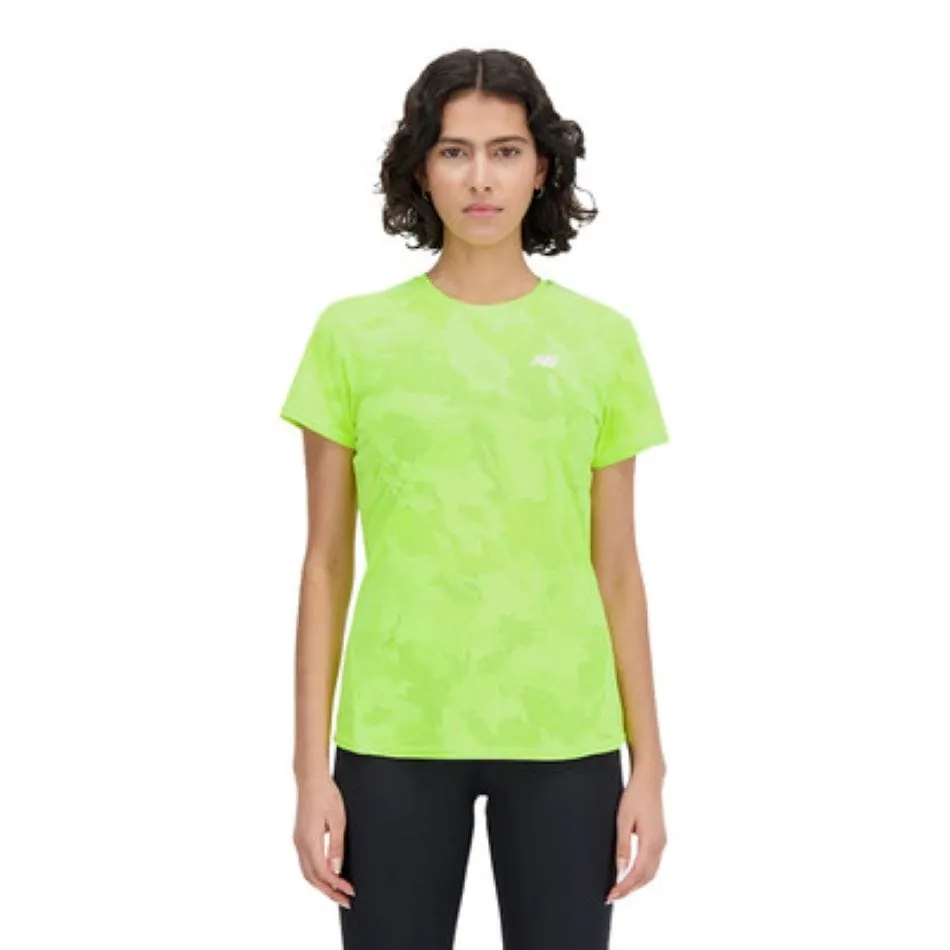 New Balance Women's Q speed Jaquard SS Tee