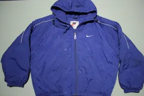 Nike 90s Hooded Parka Off Center Embroidered Swoosh Jacket