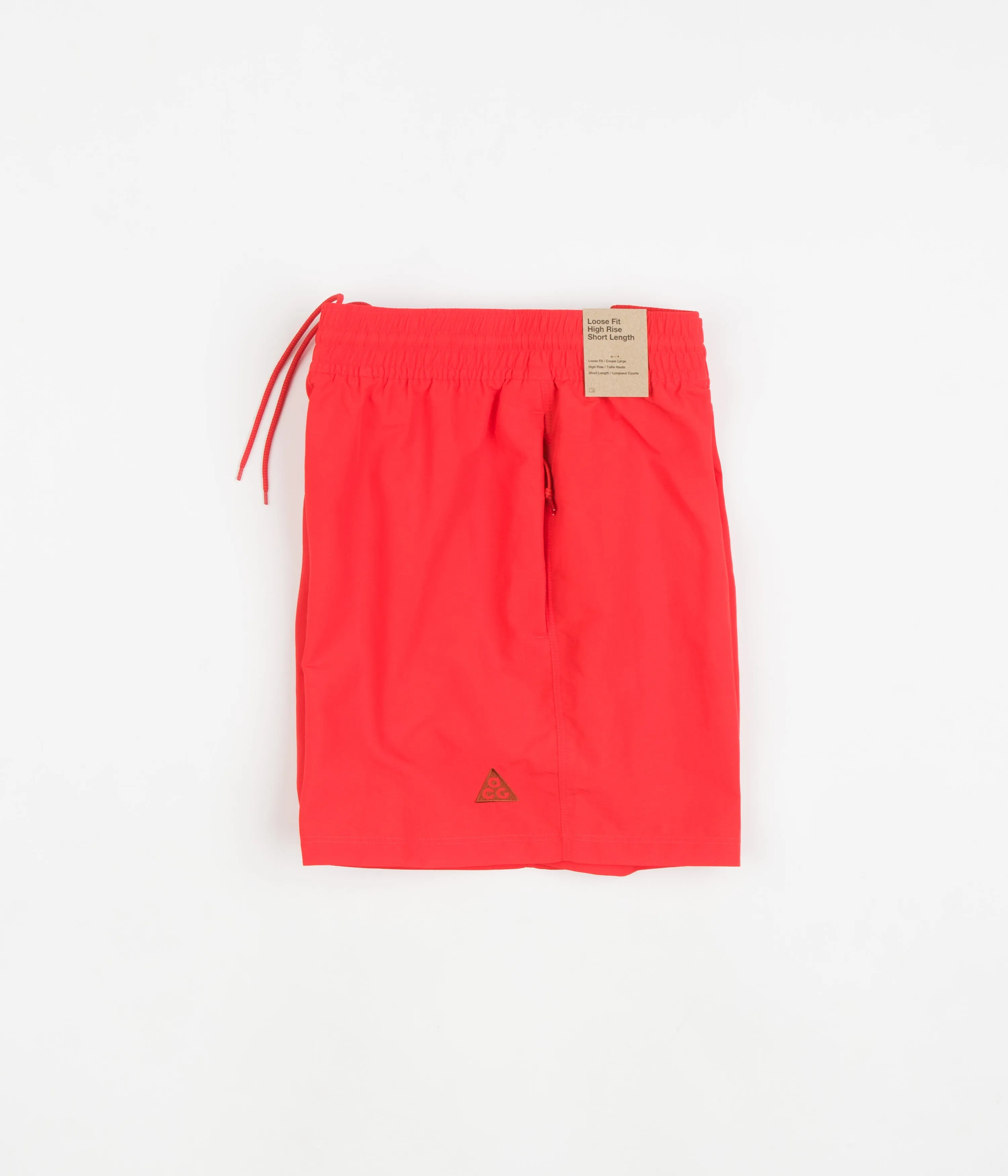 Nike ACG Womens Oversized Shorts - Light Crimson / Cinnabar / Mars Stone