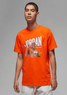 Nike Mens Jordan Flight MVP Graphic T-Shirt Orange <br> DV8434 817