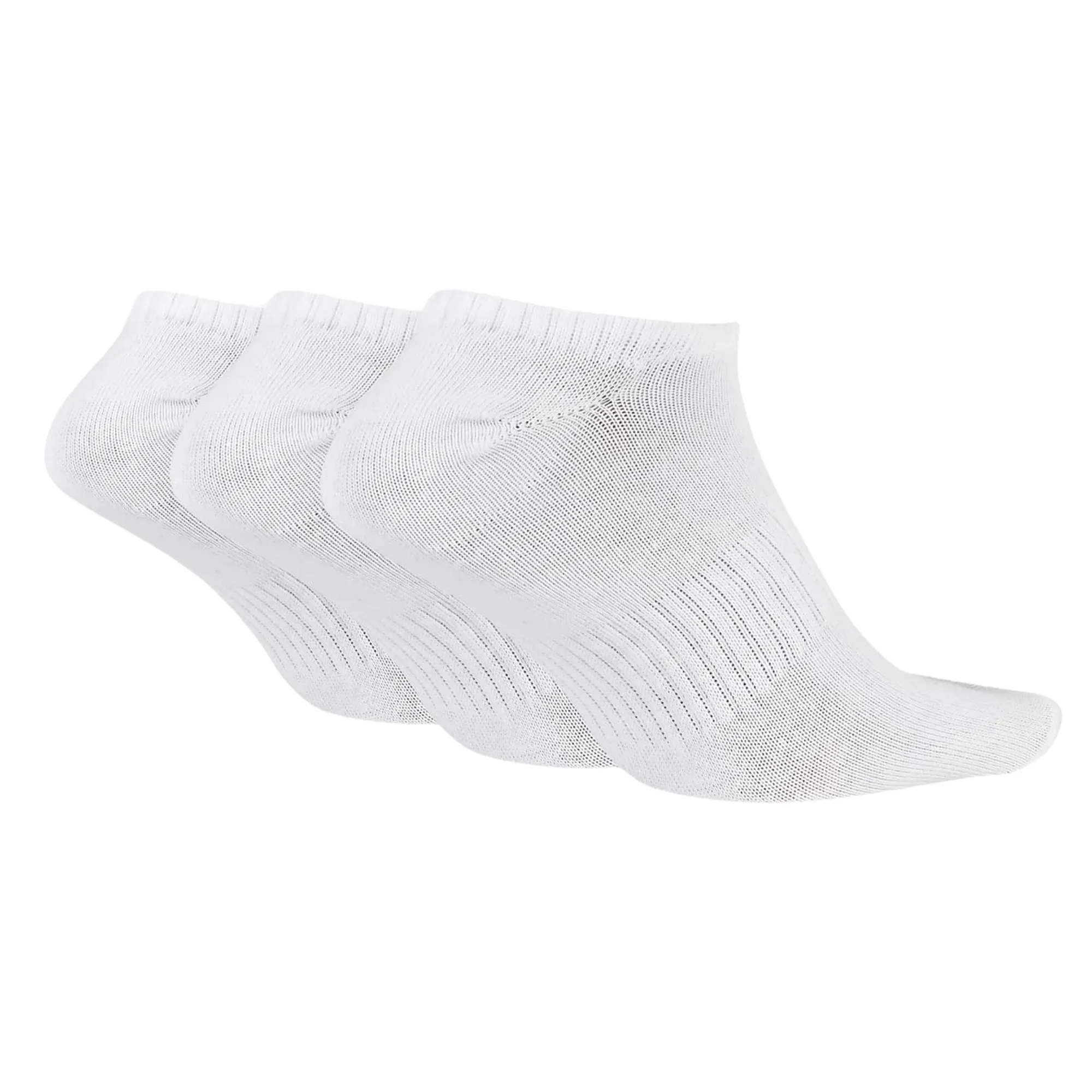 Nike SB Everyday Lightweight No Show Socks (3 Pack) White