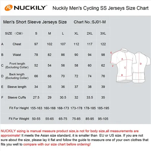 Nuckily MG022 Short Sleeve Cycling Jersey