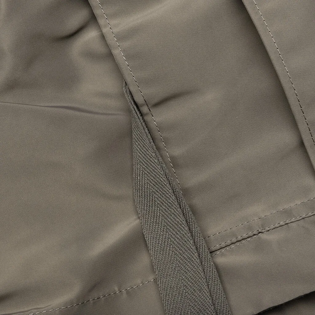 Nylon Twill Shorts - Taupe