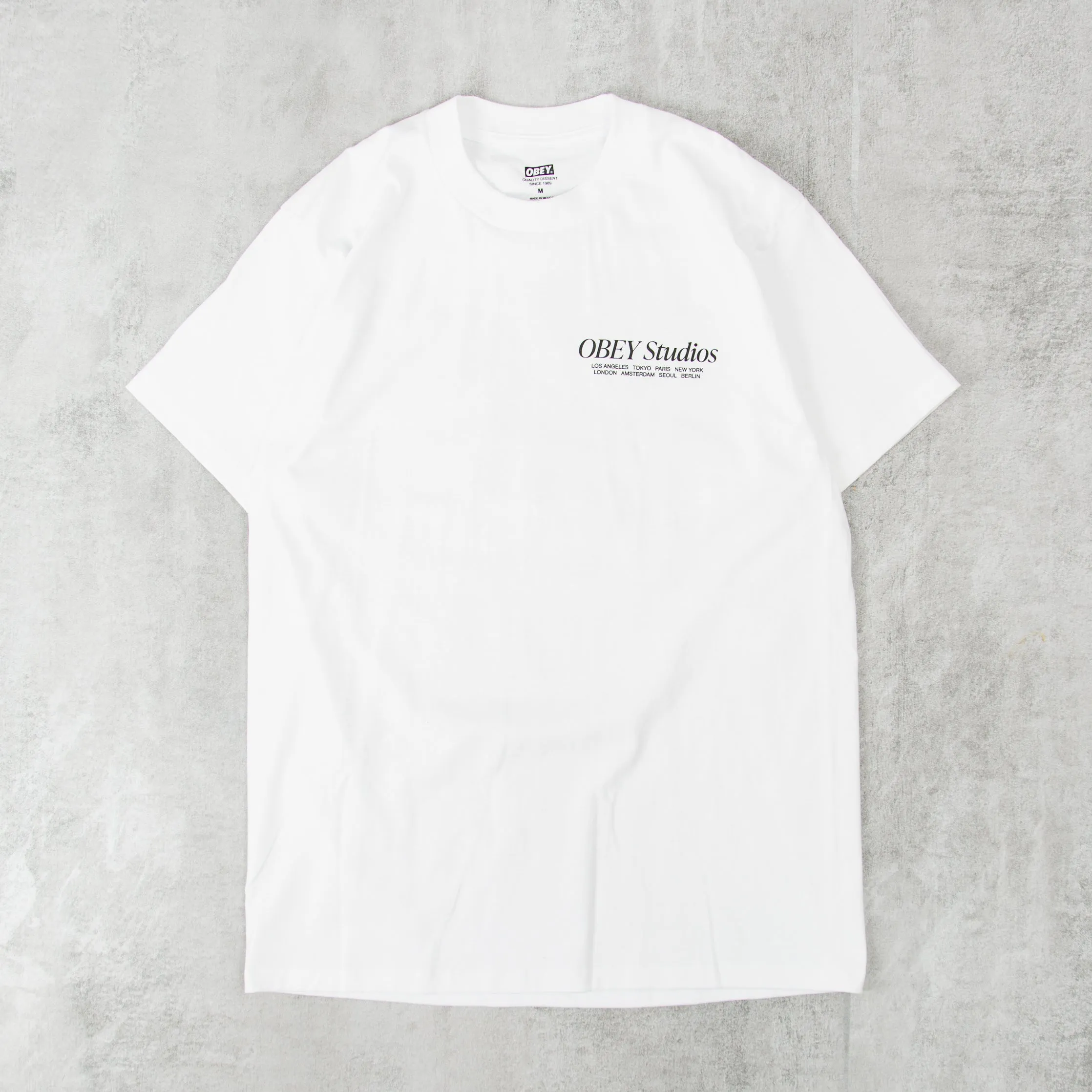 Obey Studios Tee - White