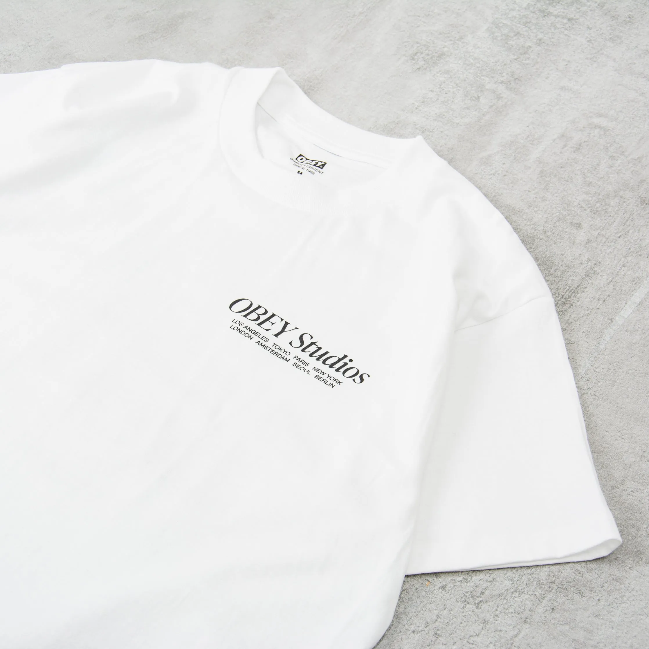 Obey Studios Tee - White