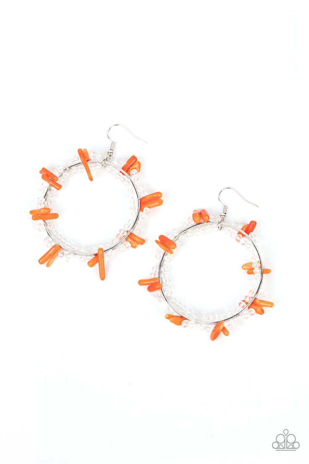 Ocean Surf Orange-Earrings