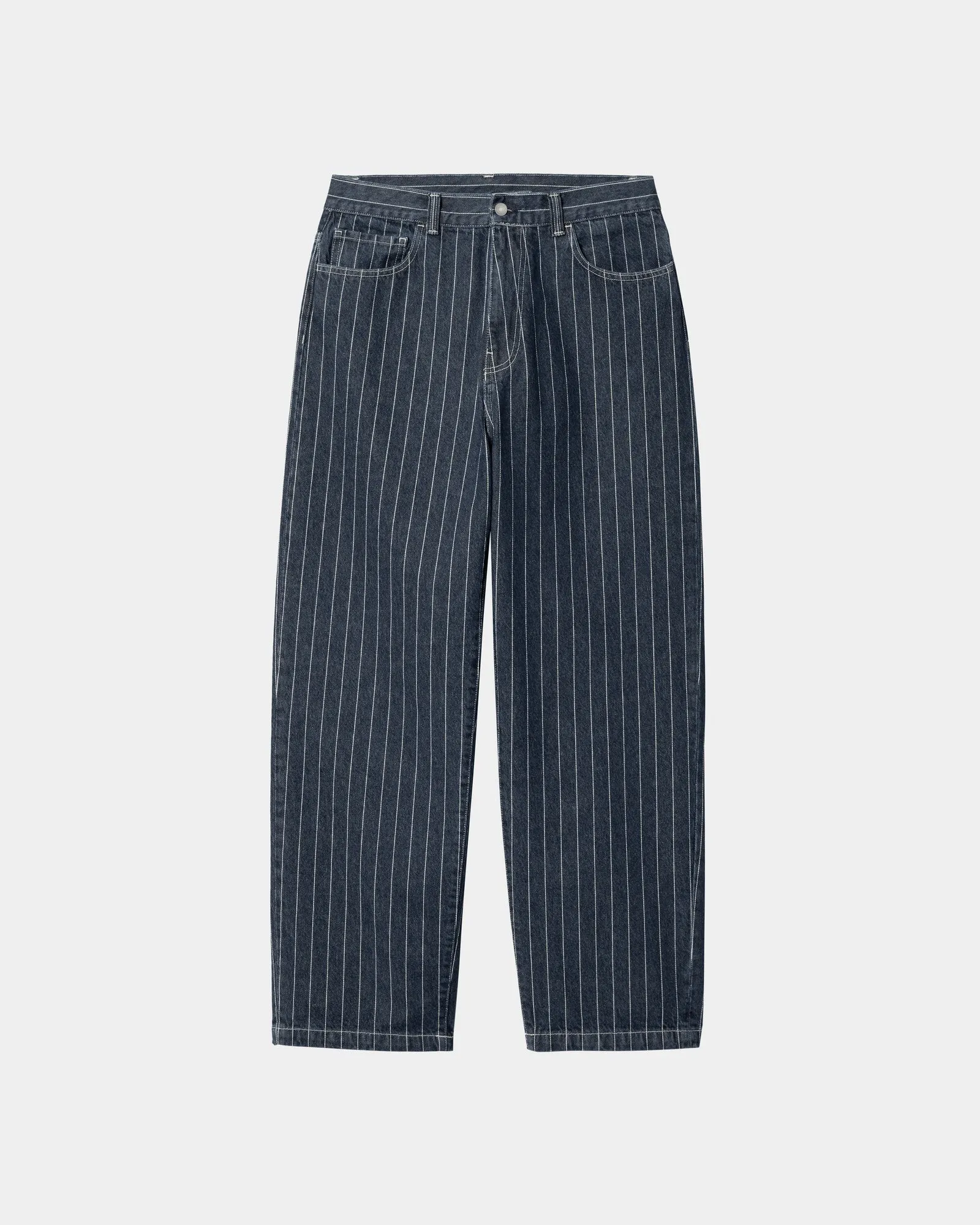 Orlean Stripe Pant | Blue / White (stone washed)