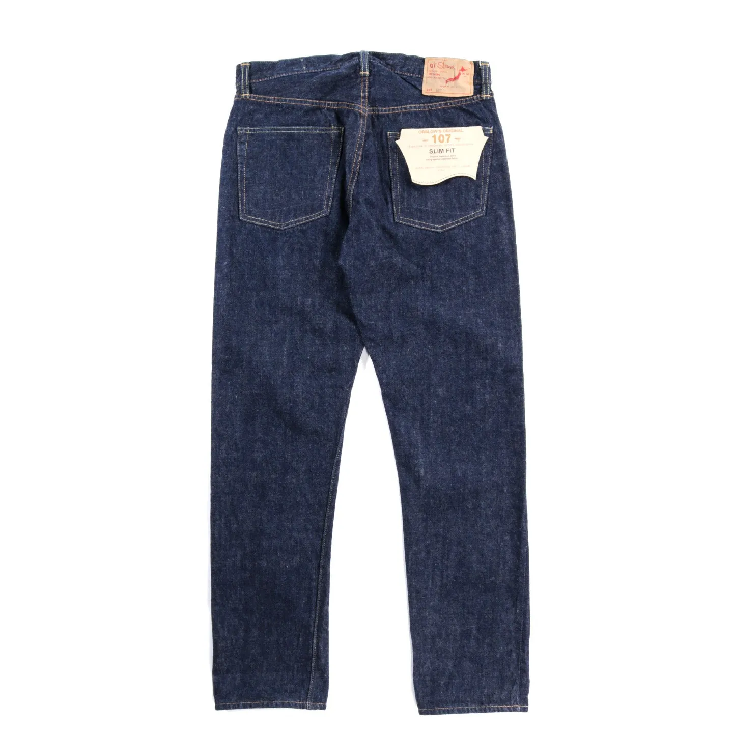 ORSLOW 107 IVY FIT OG SELVEDGE DENIM ONE WASH