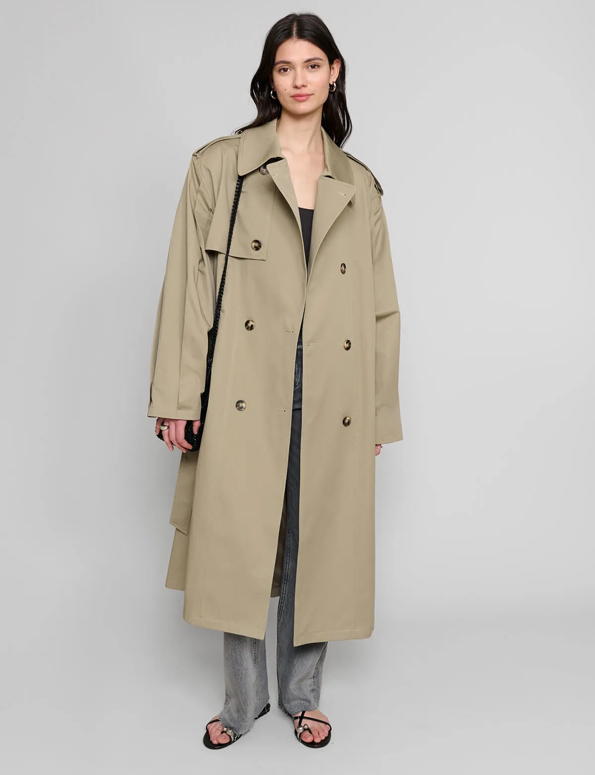 Oversized Padded Trench Coat-PREORDER