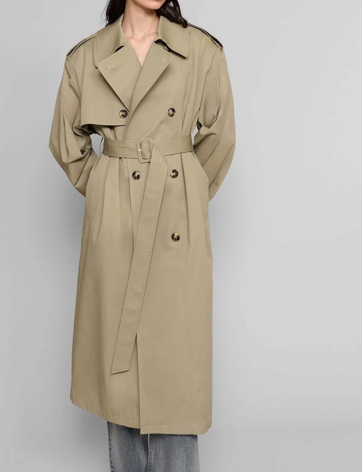 Oversized Padded Trench Coat-PREORDER