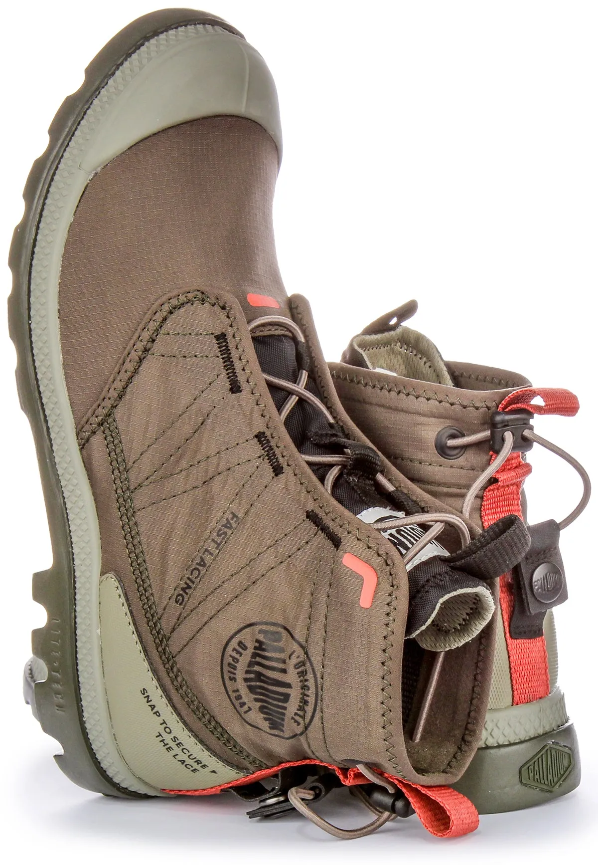 Palladium Pampa Travel In Olive Boots