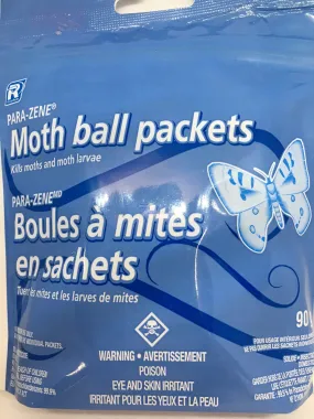 ParaZene Moth Ball Packets