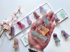 Pastel Candy Fluorite Buddha