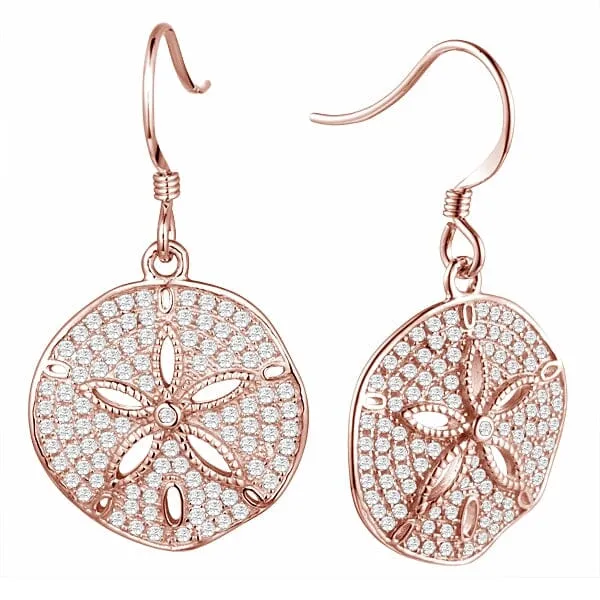 Pavé Ocean Isle Sand Dollar Earrings