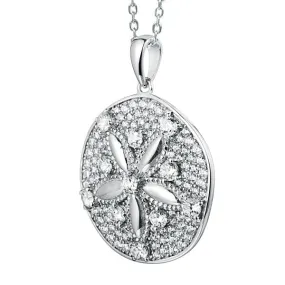 Pavé Ocean Sand Dollar Pendant