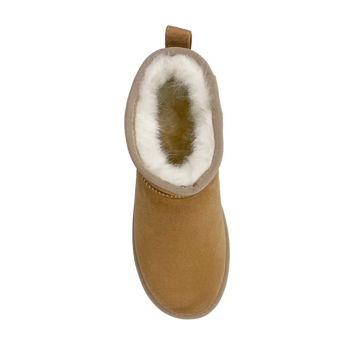 PAWJ Ultra Mini Platform Boot | Tan / Aspen Snow