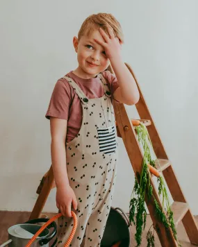 Peapod Print Dungarees