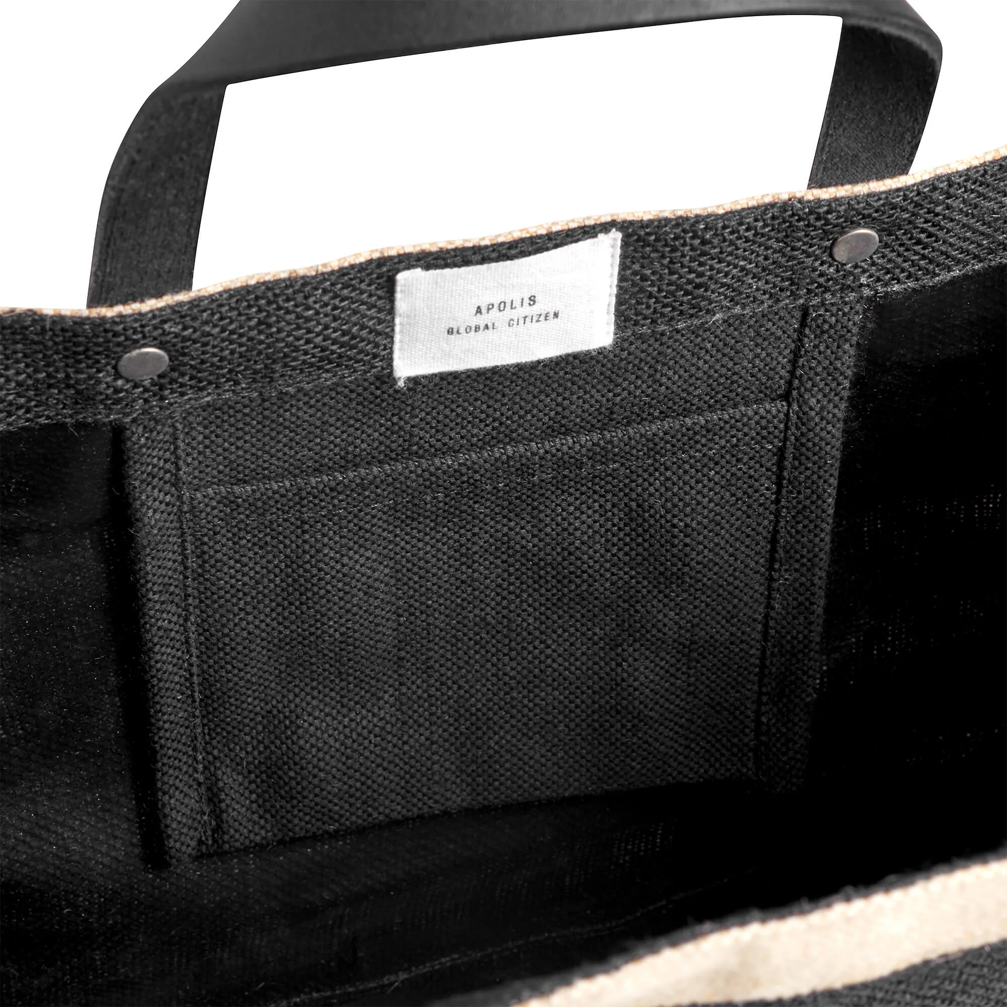 Petite Market Bag in Black Wildflower by Amy Logsdon