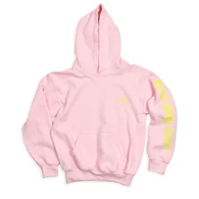 pink best day hoodie