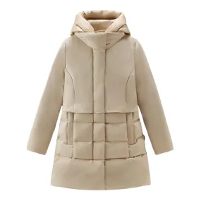 Piumino Donna Woolrich Luxe Prescott Parka 2in1 Beige