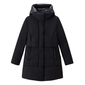 Piumino Donna Woolrich Luxe Prescott Parka 2in1 Nero