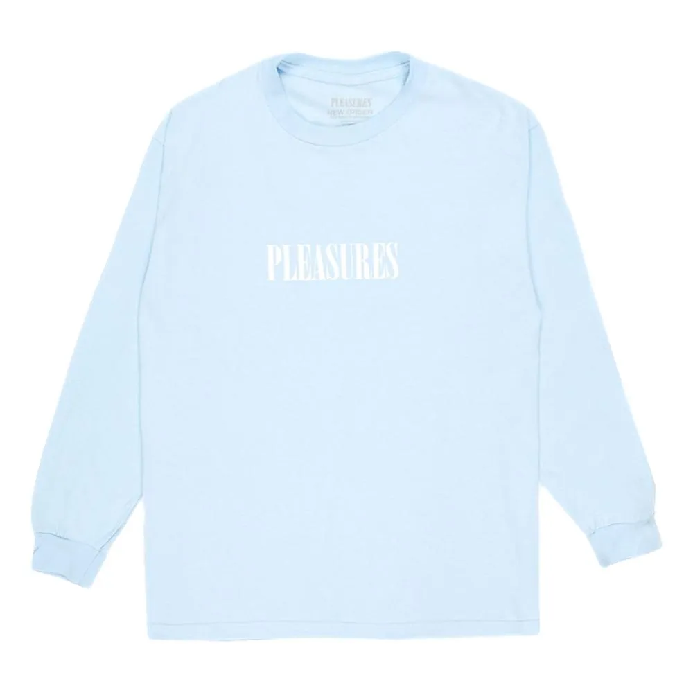 PLEASURES TECHNIQUE LONG SLEEVE T-SHIRT-POWDER BLUE