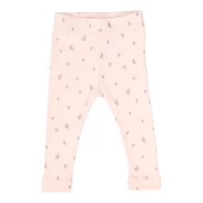 pointelle pants | floweret baby pink