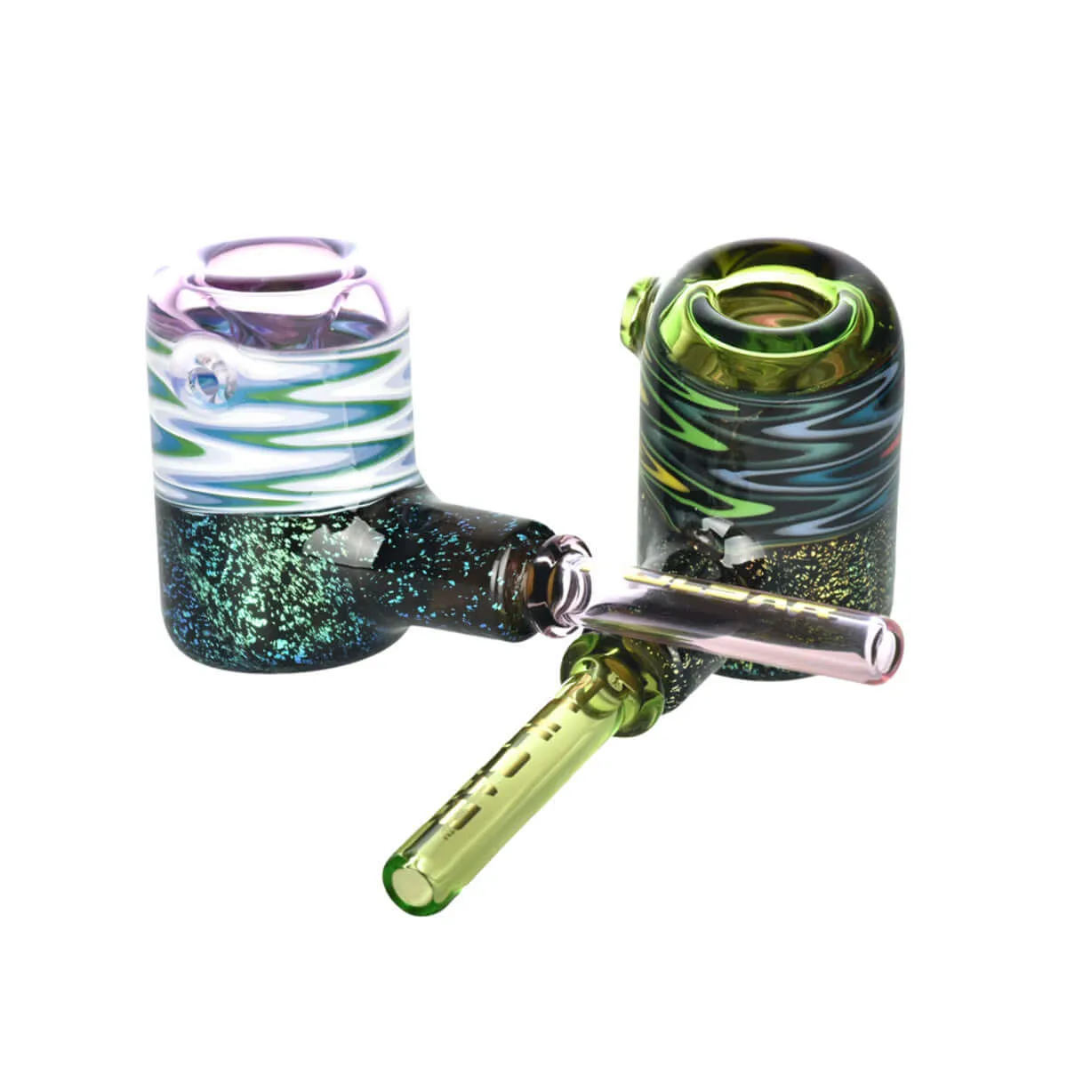 Pulsar Funky Fireflies Hand Pipe 4.75"