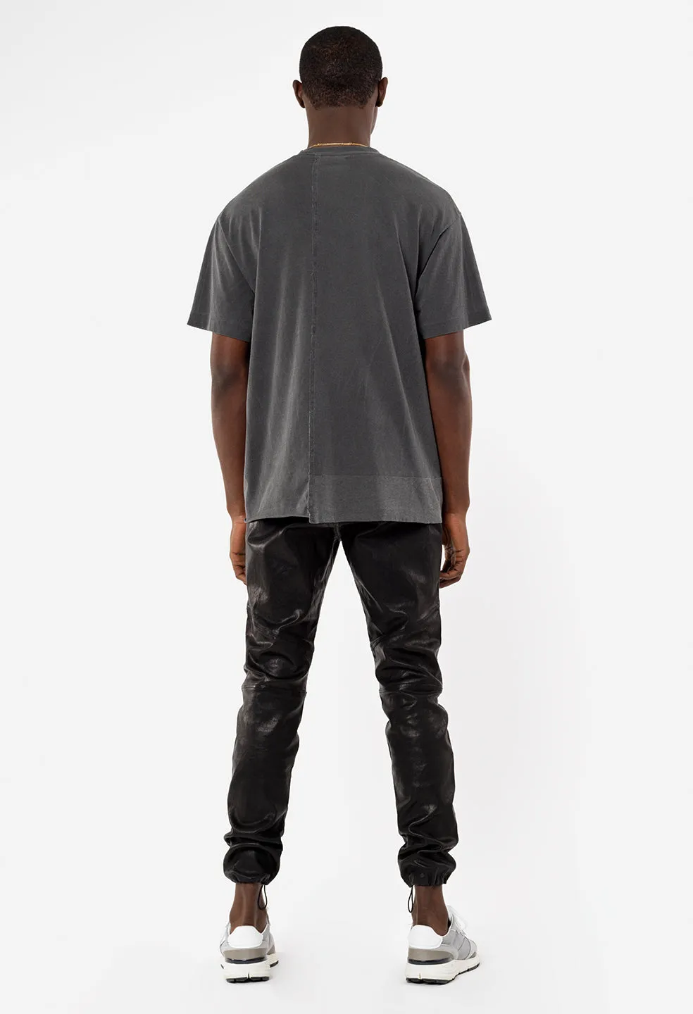 Reconstructed Lucky Pocket Tee / Washed Black