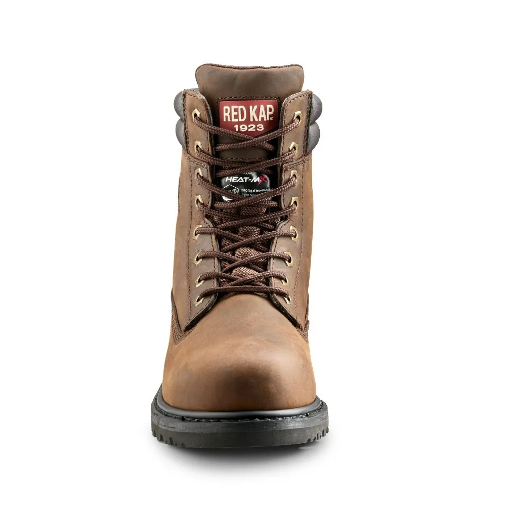 Red Kap Unisex 8" Steel Toe Insulated Work Safety CSA Boot CF23100AIBR - Brown