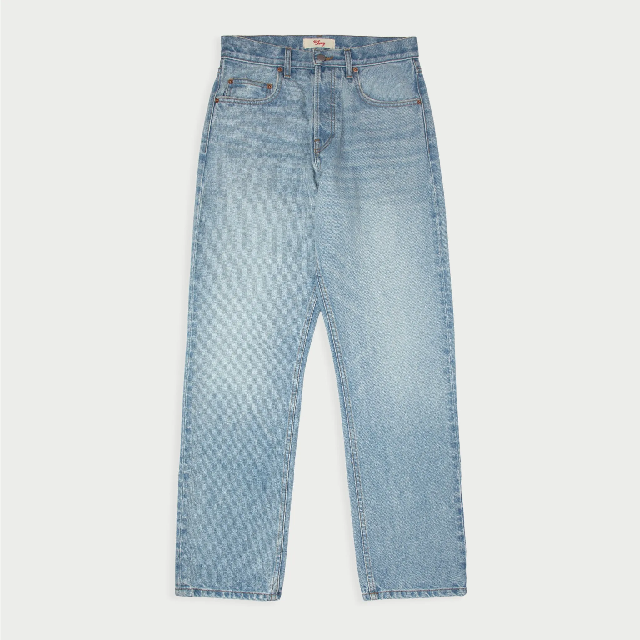 Relaxed 5 Pocket Denim (Light Wash)