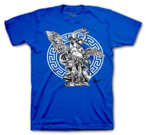 Retro 5 Racer Blue St. Michael Shirt