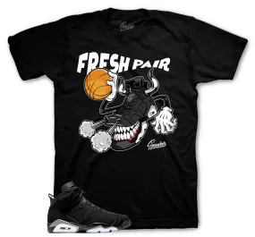 Retro 6 Metallic Silver Fly Kicks Shirt