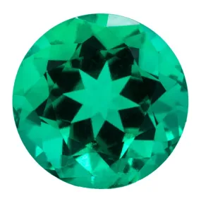 Round FAB Lab-Grown Emerald Gems