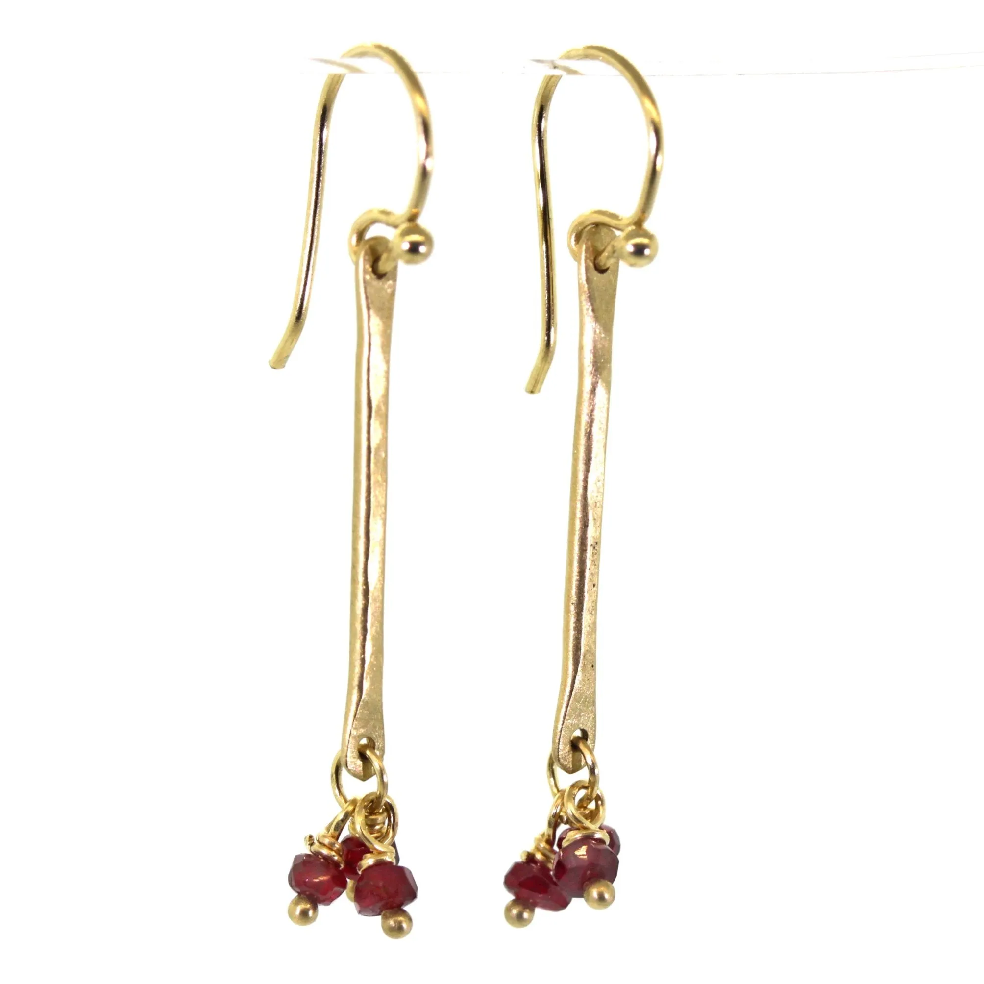 Ruby Dangle Earrings